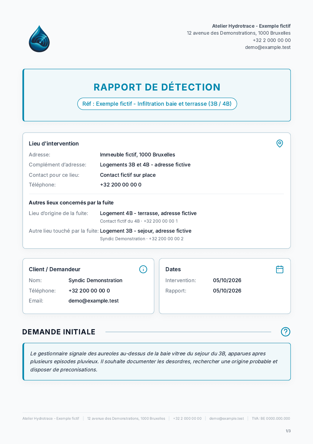 Rapport Untopo — page 1